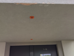 Фасадные работы - козырек подъезда