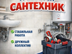 Требуется сантехник