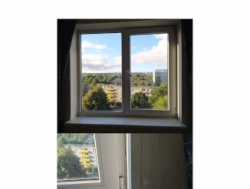 Полная замена откосов и подоконника на одном окне