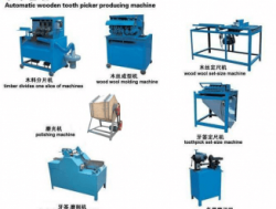 Линия для производства зубочисток из дерева