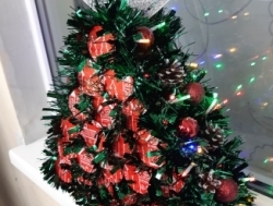 Рождественский адвент-календарь со светодиодной подсветкой