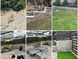 Заборы из натурального камня