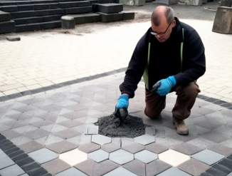 Услуга по укладке тротуарной плитки