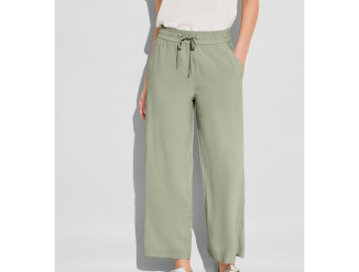 STREET ONE 7/8 broek met wijde pijpen