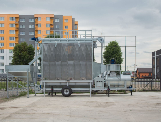 автоматизированные мобильные порционные зерносушилки SZK18