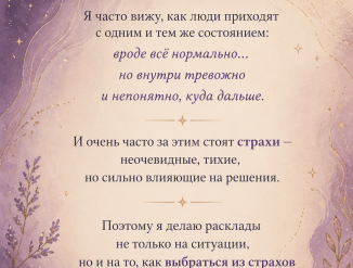 Таро  расклады для ясности, когда внутри много вопросов!