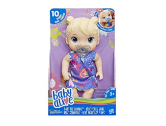 Кукла интерактивная Baby Alive Baby Lil Sounds Blonde Hair E3690