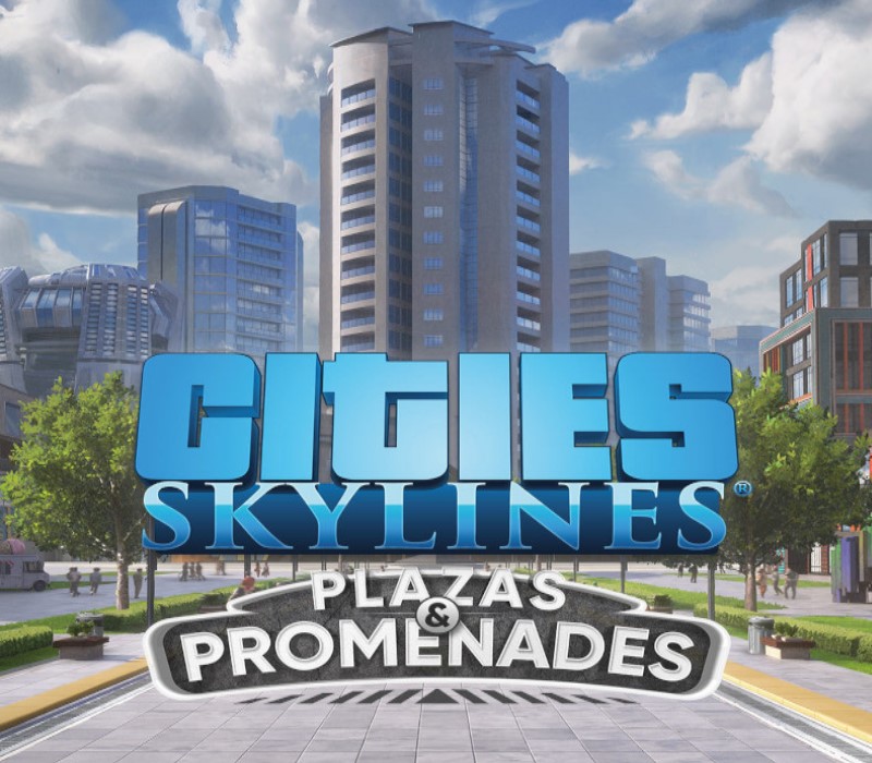 Cities: Skylines - Plazas & Promenades DLC только английский язык Steam CD Key