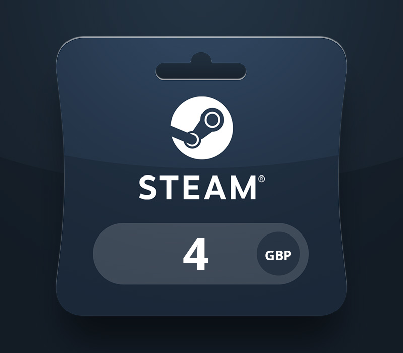 Подарочная карта PC Steam 4 фунта стерлингов, код активации для Великобритании
