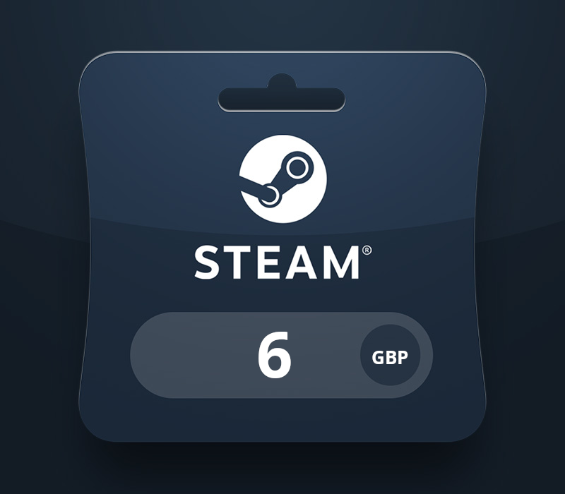 Подарочная карта Steam 6 GBP UK Код активации