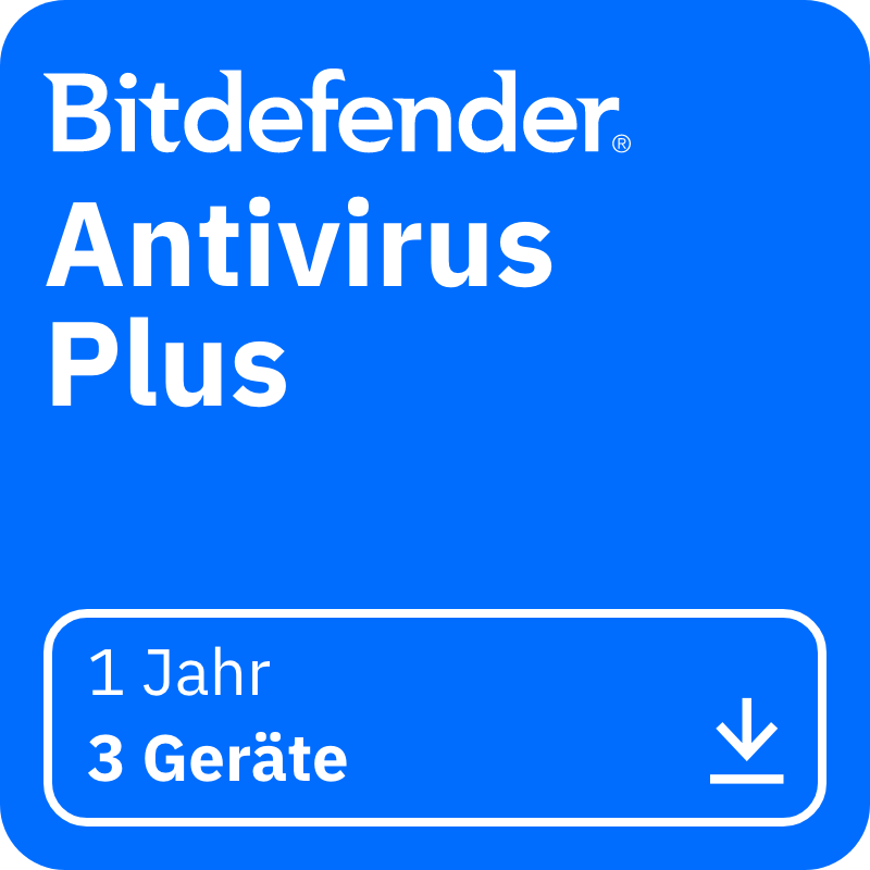 Bitdefender Antivirus Plus 2025 — 3 устройства, 1 год