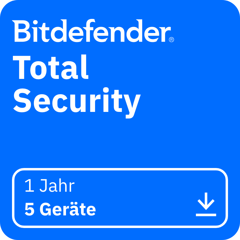Bitdefender Total Security 2025 — 5 устройств, 1 год