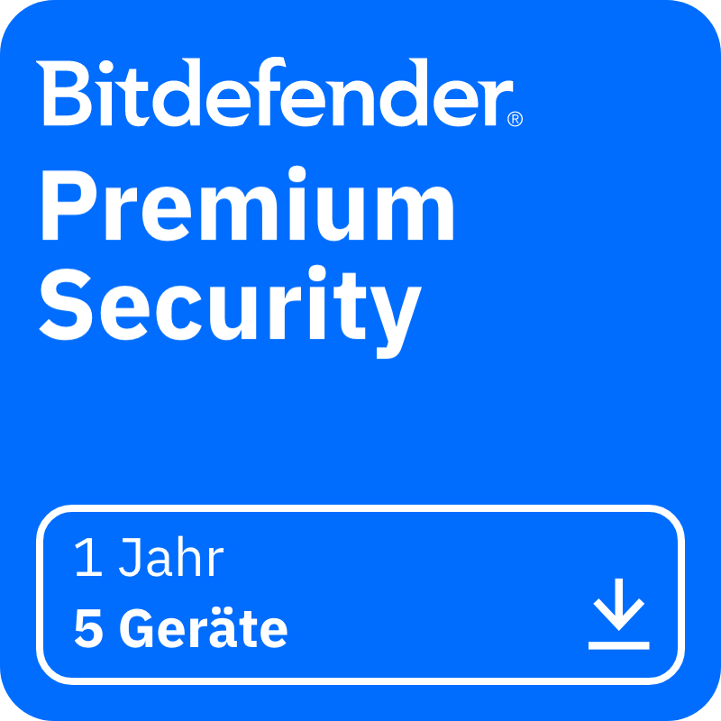 Bitdefender Premium Security 2025 — 5 устройств, 1 год